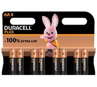 1 X 8 Piles Duracell Plus AA 8 LR6 MN1500