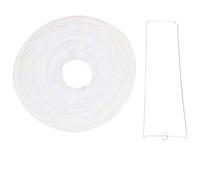 1 X Abat-Jour De Lanterne en Papier Japonais Chinois pour Mariage De FÊTe,40cm(16 Pouces) Blanc CrÈMe