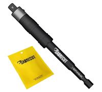 1 x Adaptateur de douille porte-embout combiné 2 en 1 SabreCut SCP14110LSA 110mm-Fixation magnétique, changement rapide, manchon coulissant, acier résistant aux chocs