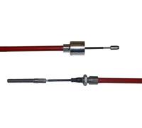 1 x ALKO - Câble de frein Longlife - HL:1130mm - GL : 1340mm avec filetage, nipple de pression + cloche