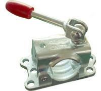 1 x ALKO support de serrage Ø 48 mm fonte avec levier de basculement collier de serrage pour roue jockey / béquilles