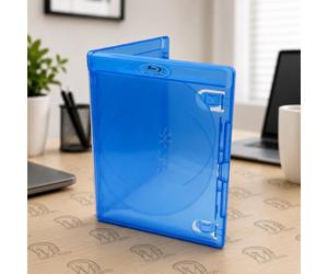 1 X Amaray Blue Blu-Ray DVD Triple Cases Holds 3 Disks