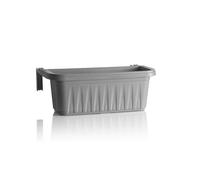 1 X BALCON RECTANGULAIRE RONDINE 50x20xh.18,5 cm - 11 lt gris