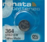 1 x Batterie Montre Renata poignet - Fabriqué en Suisse - Sans Piles oxyde d'argent 0% Mercure Renata Pile bouton 1,55 V piles longue durée
