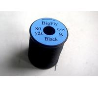 1 x BIGFLY - Fil de montage - NOIR - 80 yards (73,15m) - 3/0