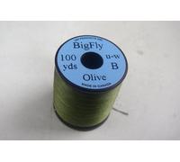 1 x BIGFLY - Fil de montage - OLIVE - 80 yards (73,15m) - 3/0