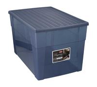 1 X BOÎTE POLYVALENTE ELEGANCE BOX XXL cm 59 x 39 xh 35 marine/marine