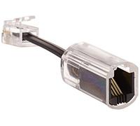 1 x câble téléphonique démêlant Rotatif étendu Noir DragonTrading® Compatible