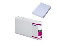 1 x Cartouche d'encre d'origine pour EPSON WorkForce Pro WP 4525 DNF, T7013, T de 7013 - Magenta