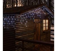 1 X CHAÎNE LED LINeAIRE DESCENDANTE ICE LIGHT 180 LED lumiEre chaude - 768 x h.60 cm