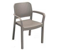 1 X CHAISE EN POLYPROPYLENE BELLA graphite