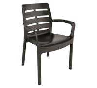 1 X Chaise En Polypropylene Borneo Blanche