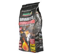 1 X CHARBON VeGeTAL POUR GRILL BRIQUETTE Environ 3 kg.