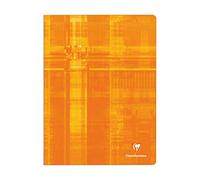 1 X Clairefontaine - 1 Cahier Broché - 17x22cm - 192 pages Grands carreaux- couleurs assortis