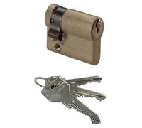 1 X CLÉS EN LAITON 3 CAME DIN MM 50 40+10 DEMI-CYLINDRE EN FORME 0G304 CISA