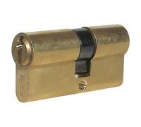 1 X CYLINDRE EN FORME DOUBLE PROFIL F5 mm 30+10+40=80 decentralise (35+45)