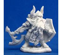 1 x DAIN DEEPAXE Nain - Reaper Bones Figurine pour Jeux de Roles Plateau - 77074