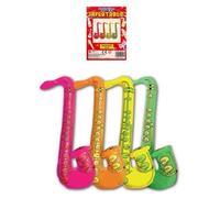 Hen and Stag Accessories Lot De 4 Saxophones Gonflables