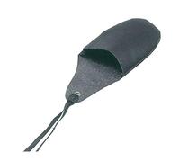 1 x Doigtiers, protection des doigts Bandage de Doigts en Cuir Behrend, Doigtiers, cordon d'attache, Noir, Taille 2-8