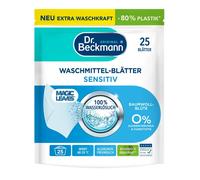 1 X Dr.Beckmann Waschmittel-Blätter Sensitif Baumwollblüte
