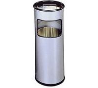 1 x durable cendrier acier si ral9006 cendrier à utilisation 333023 métal argenté Argent G