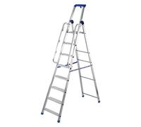 1 X eCHELLE DOUBLE PROFESSIONNELLE AVEC POIGNeES 8 gr. - ouvert 244 cm/ferme 265 cm