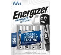 4 Piles Lithium AA / LR6 Energizer Ultimate Lithium
