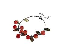 1 x Femmes Bracelet Bijoux Réglable Cerise Doux Rouge Bracelet Pendentif Chaîne Dame Bracelet Amour CadeauTraitement très attractif