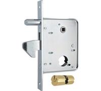 1 X FEUILLE DE ZINC BQ MM 25 C.ROUND M1+Q8 E.MM 60 CF=PCS 2 SERRURE DE PORTAIL À MORTAISE 573 MG