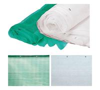 1 X FILET DE PROTECTION POUR eCHAFAUDAGES 1,8 x 25 m - blanc - 60 g/m2.