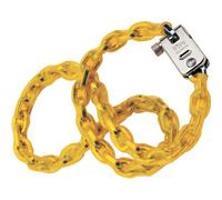 1 X + GAINE MM 5,5 L.CM 90 CHAÎNE DE SÉCURITÉ CIMENTÉE CARRÉ + CADENAS VIRO