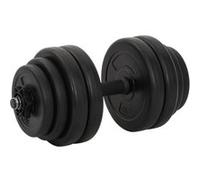 Haltères 14 pcs 20 kg Poids Barres Disques Fitness Musculation Biceps vidaXL