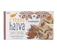1 x Halva Chypre avec cacao et caroube Paradosiaka - La confection riche au sésame est un bonbon de base - 1 x 200 g
