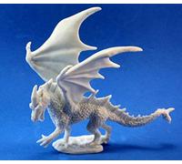 1 x Jeune Dragon de FEU - Reaper Bones Figurine pour Jeux de Roles Plateau - 77026
