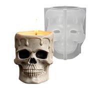 1 X Kerzenform - Halloween 3D Gips Epoxidharz Gussform Mit Grusel Motiven | Gießformen Kerzenherstellung | Heimdekoration Basteln Wachsgießen DIY Halloween Kunsthandwerk Und
