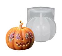1 X Kerzenform - Halloween 3D Gips Epoxidharz Gussform Mit Grusel Motiven | Gießformen Kerzenherstellung | Heimdekoration Basteln Wachsgießen DIY Halloween Kunsthandwerk Und