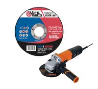 1 X KIT MEULE ABRASIVE INOX/FER + MEULEUSE set 300 pcs Ø 115 x 1,0 mm + Beta 1956-115