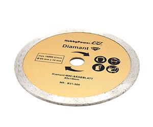 1 x lame de scie diamant disque de tronçonnage 85 x 10 mm Convient pour scie circulaire de table Proxxon