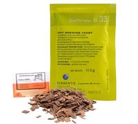1 x Levure Fermentis S-33 + Copeaux de Chêne, Levure de Bière