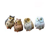 1 x micro paysage paysage modèle mini dessin animé hibou modèle chemin de fer paysage bricolage décoration ornements accessoires très pratique et populaire Durabilité