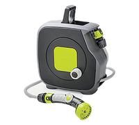 1 X MINI ENROULEUR DE TUYAU PORTABLE AQUABAG STYLE avec tuyau mt. dix