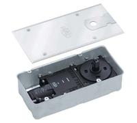 1 X MM 222X55X105 PLAQUE INOX FORCE 1 + BUTÉE 105° FERME-PORTE AU SOL 7100 MAB