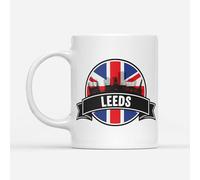 1 x Mug imprimé Leeds - Angleterre Royaume-Uni Royaume-Uni Royaume-Uni Royaume-Uni Skyline Voyage Vacances Ville Drapeau Amoureux Tasse Tasse Tasse Cuisine Cadeau #83144