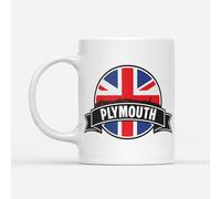 1 x Mug imprimé Plymouth - Angleterre Royaume-Uni Royaume-Uni Royaume-Uni Royaume-Uni Skyline Voyage Vacances Ville Drapeau Amoureux Tasse Tasse Tasse Cuisine Cadeau #83151