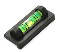 1 x niveau à bulle magnétique de bonne qualité - Petite étagère de nivellement portable - Mini niveau de caméra G6L2 - Niveau à bulle rond circulaire