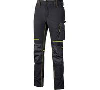 1 X PANTALON U-POWER ATOM SLIM FIT NOIR-JAUNE