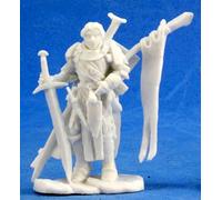 1 x Pathfinder Alain Chevalier Iconic - Reaper Bones Figurine pour Jeux de Roles Plateau - 89025