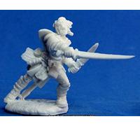 1 x Pathfinder VALEROS Guerrier Iconic - Reaper Bones Figurine pour Jeux de Roles Plateau - 89007