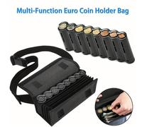 1 x pochette à monnaie multi-compartiments, 8 compartiments, porte-monnaie, séparateur pour euros po