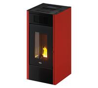 1 X POÊLE A GRANULeS SABA 14 Couleur rouge